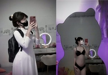 Sex áo dài em Thu Hiền nóng bỏng